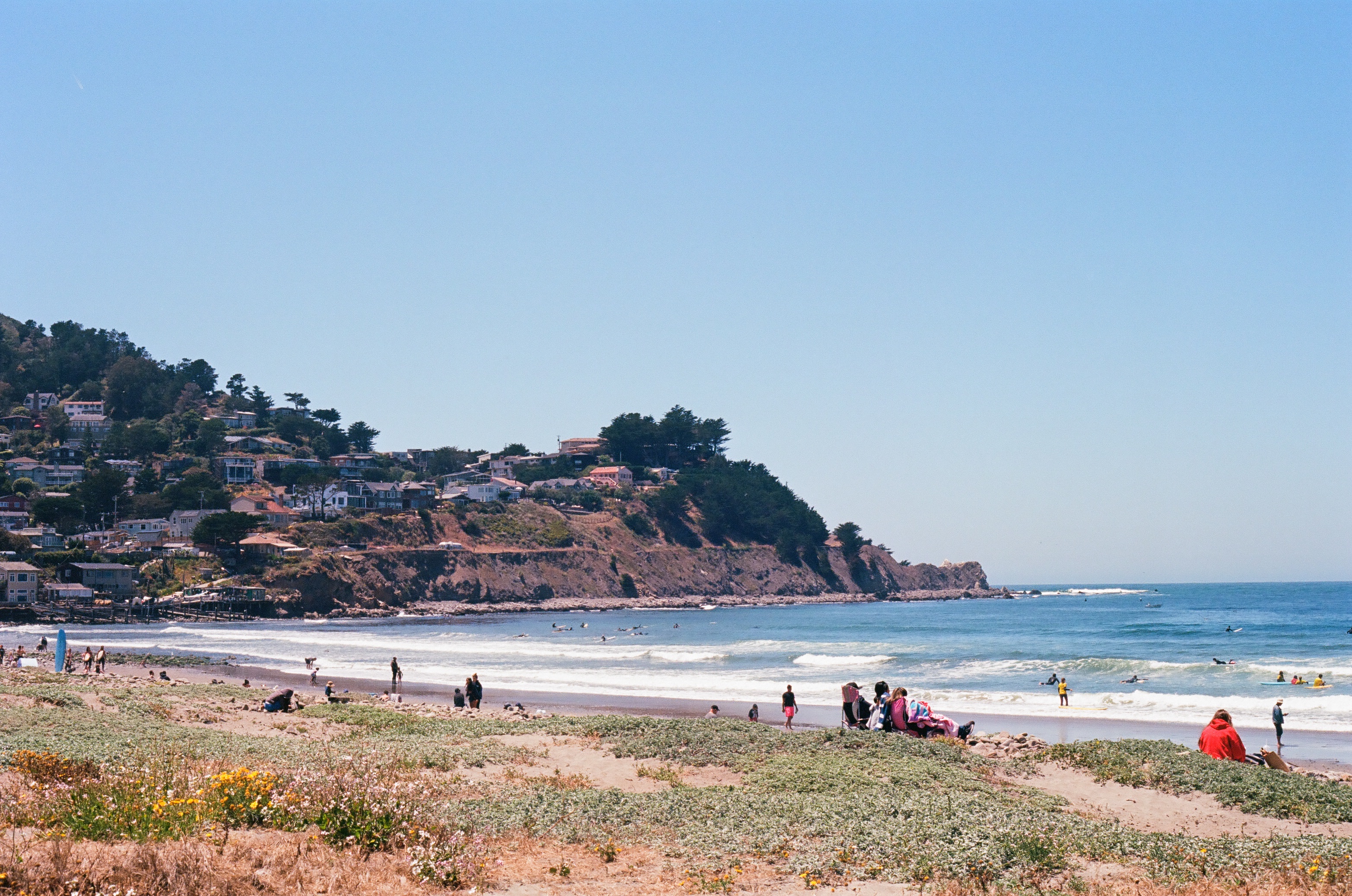 Surfing in California